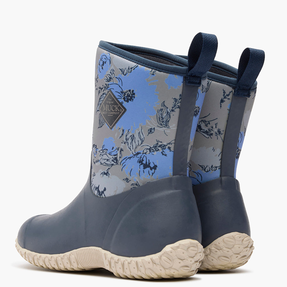 Muckster II Women's Mid Boot - India Ink/Floral | Muck Boot Company