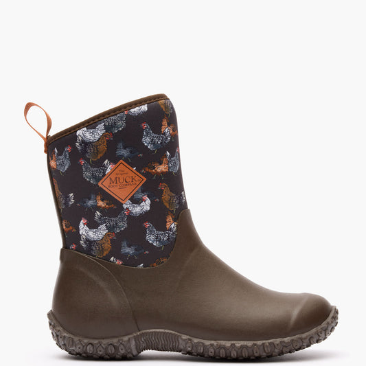 Women's Muckster II Mid Boot - Brown Chicken Print | Muck Boot Company