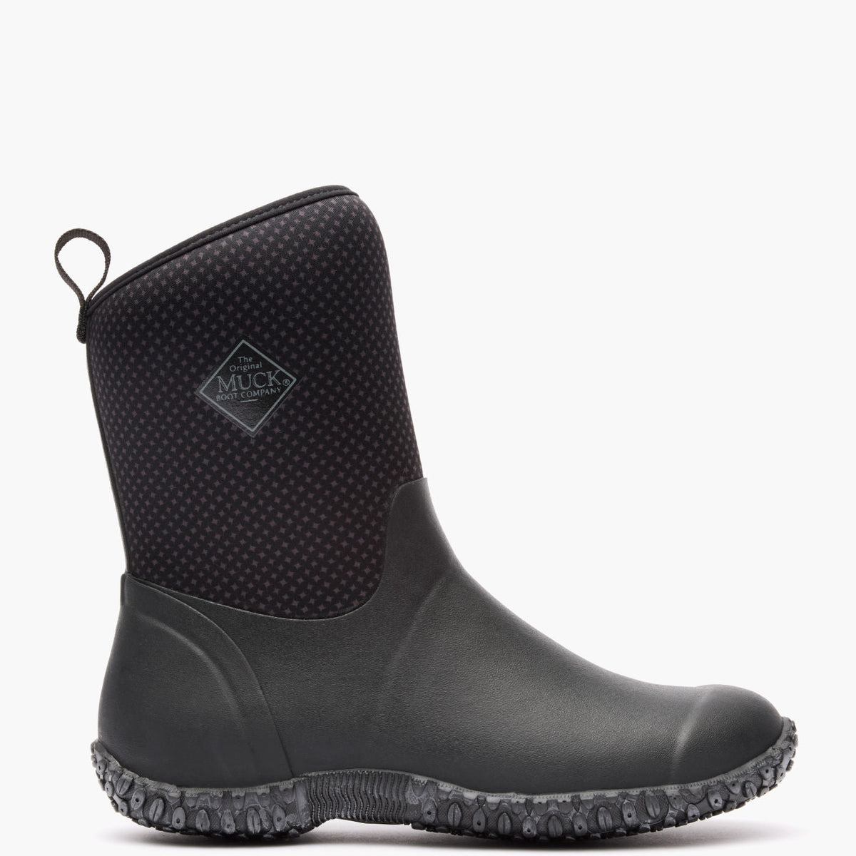 Women's Muckster II Mid Boot - Black/Rose | Muck Boot Company