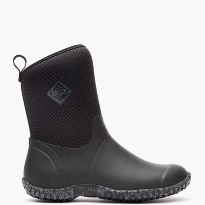 Women's Muckster II Mid Boot - Black/Rose | Muck Boot Company