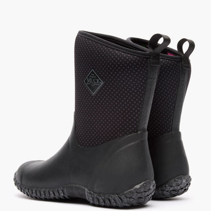 Women's Muckster II Mid Boot - Black/Rose | Muck Boot Company