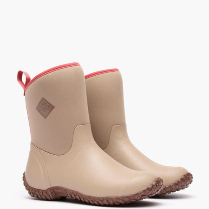 Women's Muckster II Mid Boot - Tan Quilted Stripe | Muck Boot Company