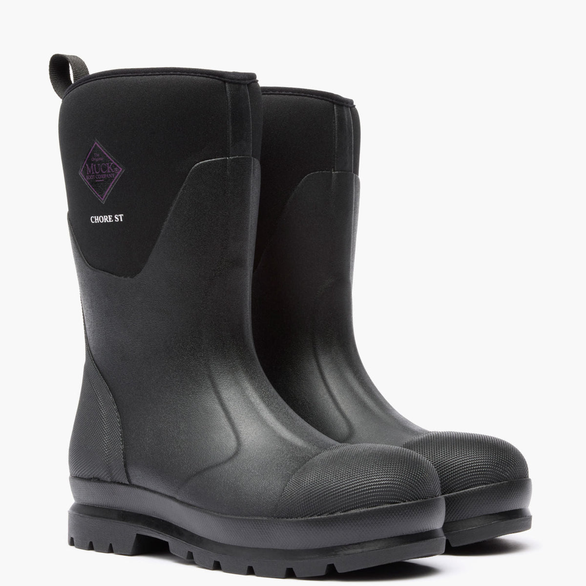 Women's Chore Classic Mid Steel Toe Boot - Black | Muck Boot Company