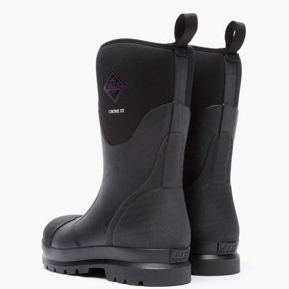 Women's Chore Classic Mid Steel Toe Boot - Black | Muck Boot Company