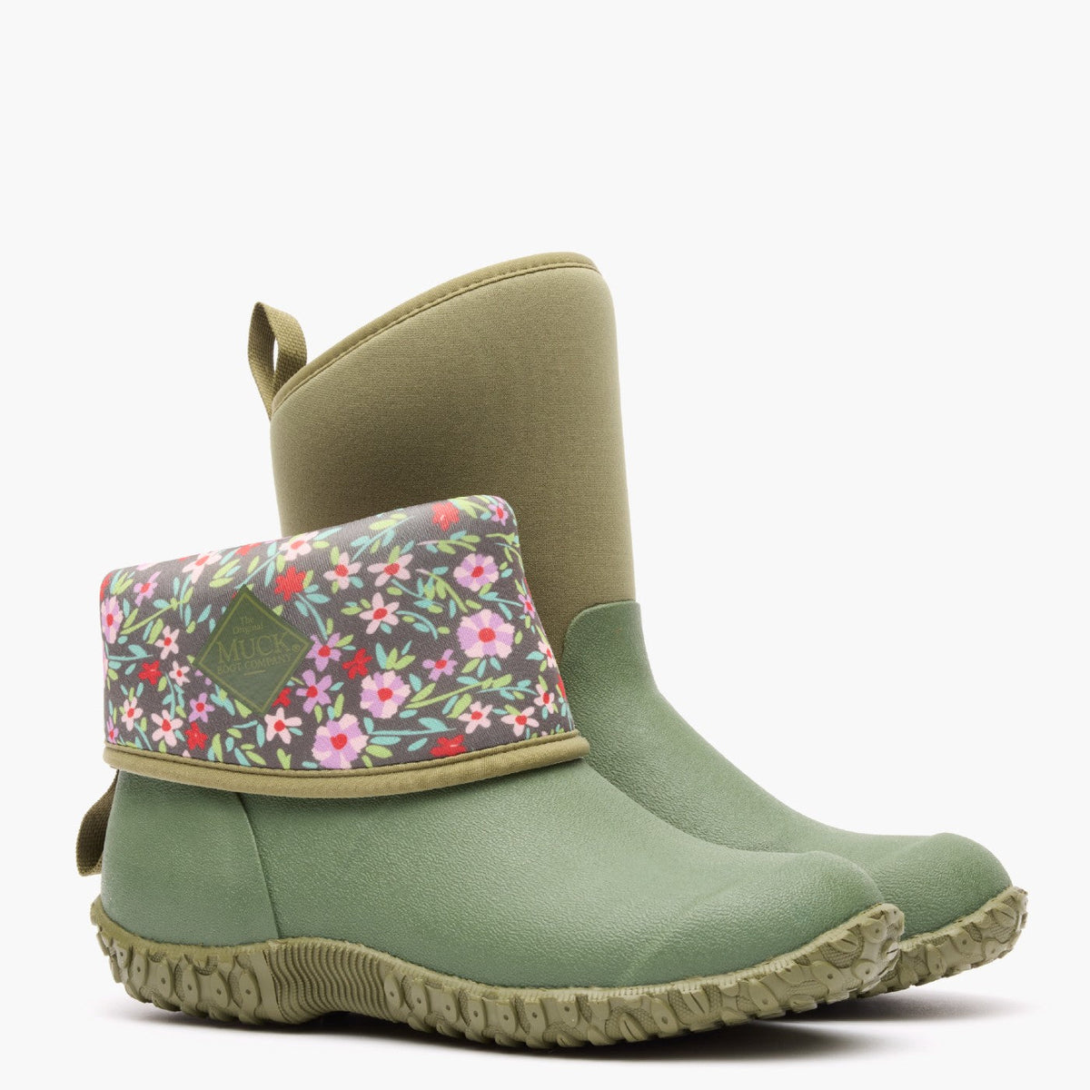 Women's Muckster II Mid Boot - Green Floral | Muck Boot Company