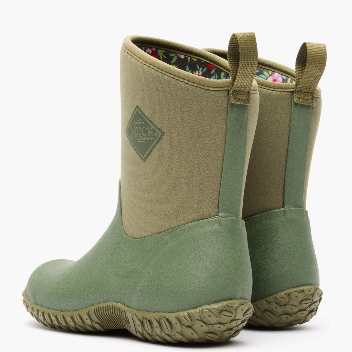 Women's Muckster II Mid Boot - Green Floral | Muck Boot Company
