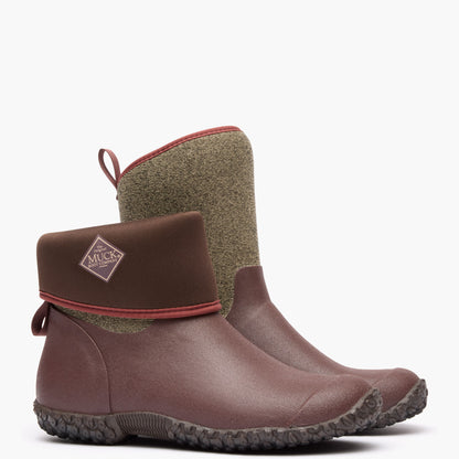 Women's Muckster II Mid Boot - Raisin Herringbone | Muck Boot Company