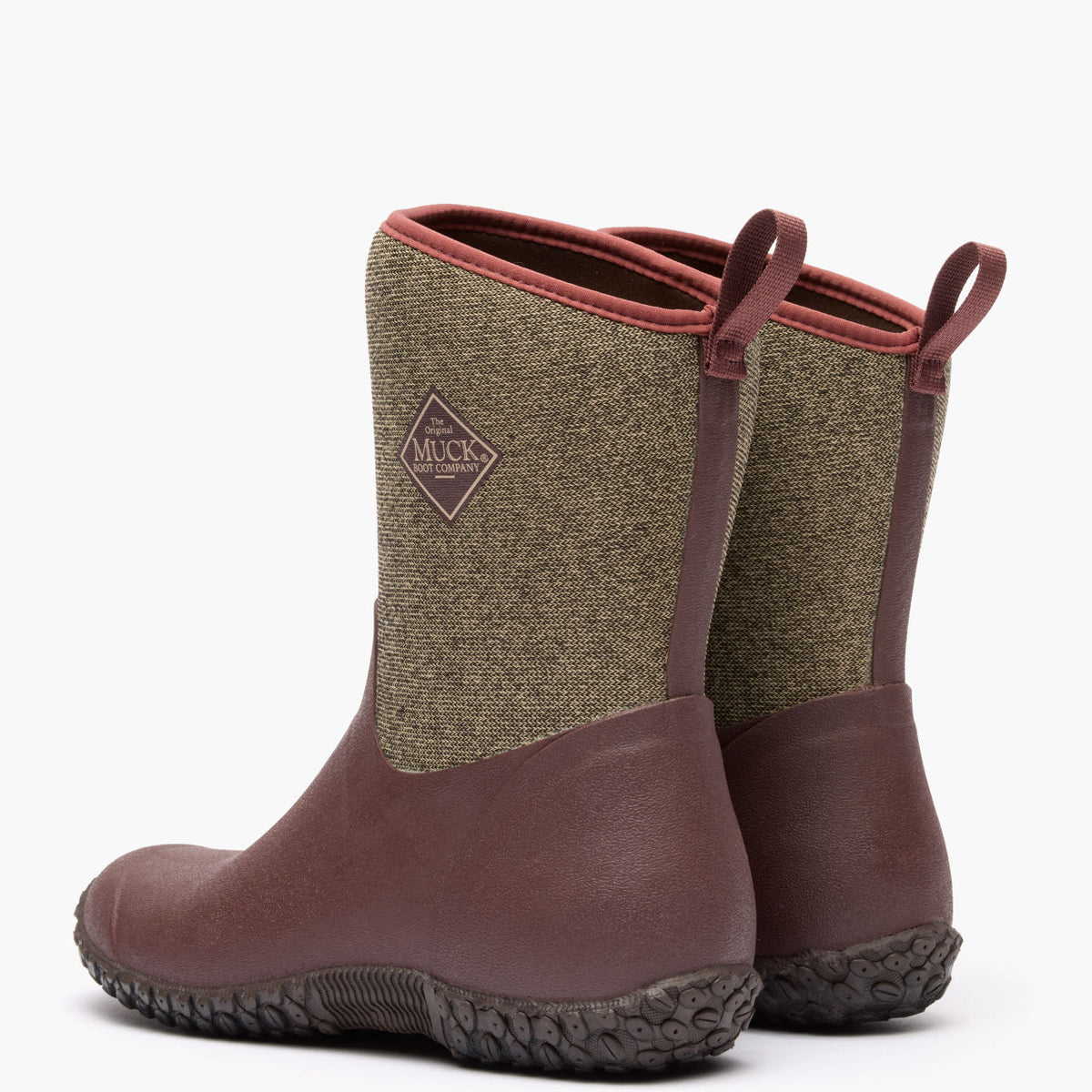 Women's Muckster II Mid Boot - Raisin Herringbone | Muck Boot Company