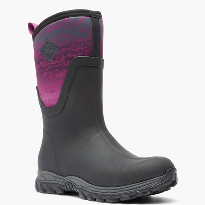 Women's Arctic Sport II Mid Boot - Black/Magenta Digi | Muck Boot Company