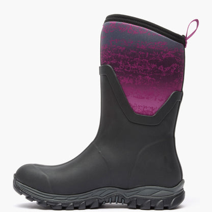 Women's Arctic Sport II Mid Boot - Black/Magenta Digi | Muck Boot Company