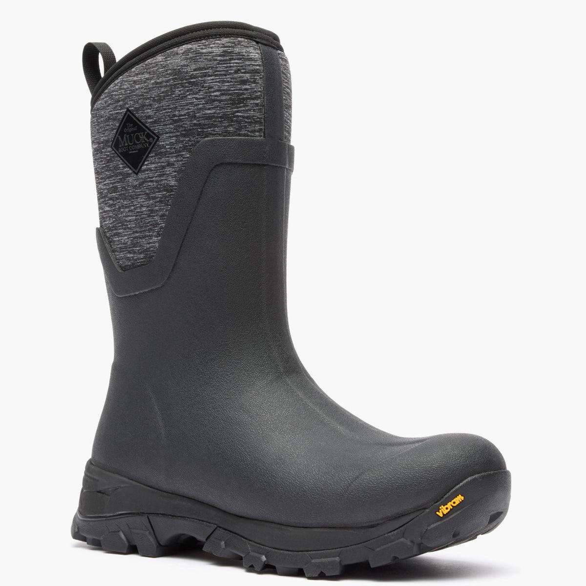 Women's Arctic Ice Mid Boot + Vibram Arctic Grip A.T. - Black | Muck Boot Company