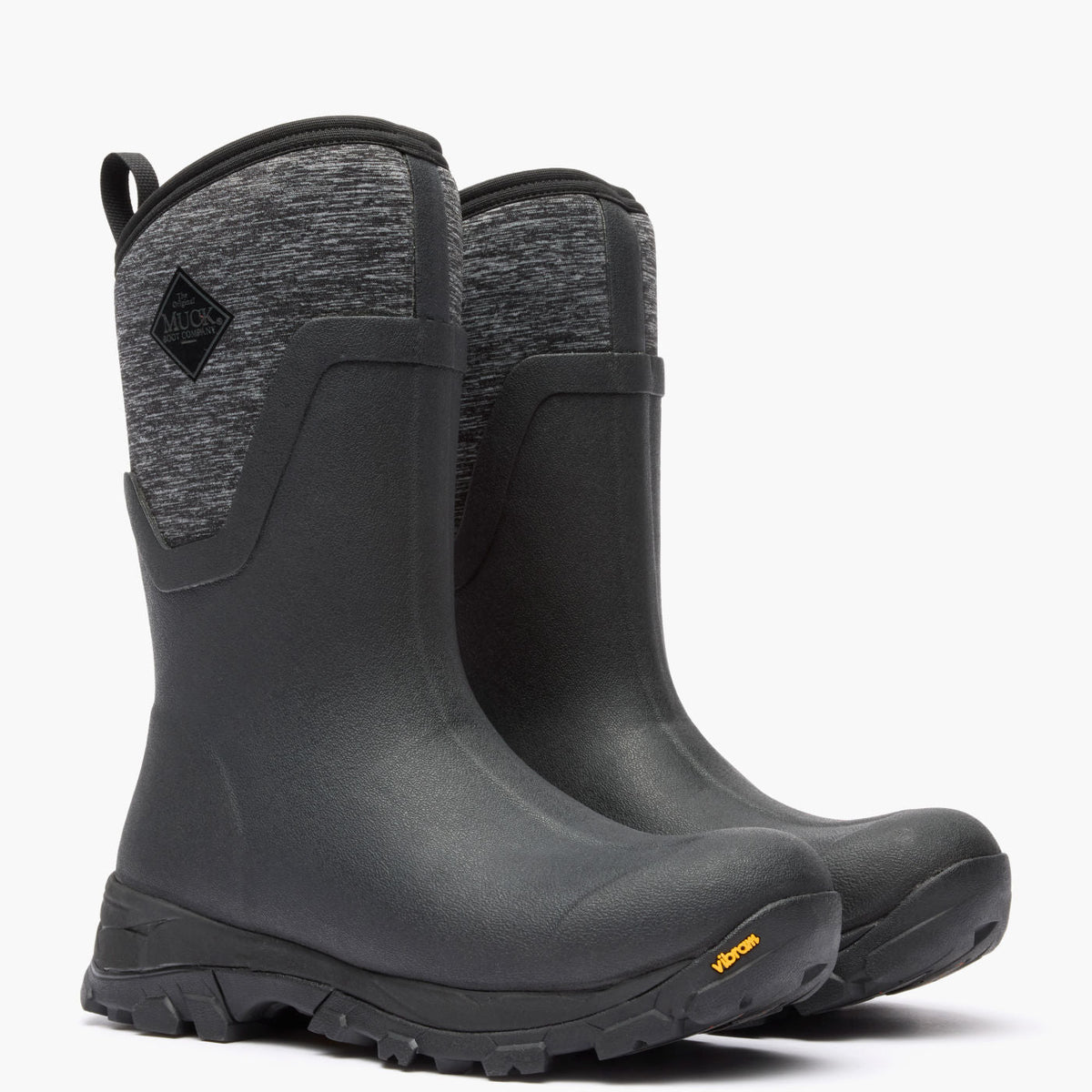 Women's Arctic Ice Mid Boot + Vibram Arctic Grip A.T. - Black | Muck Boot Company