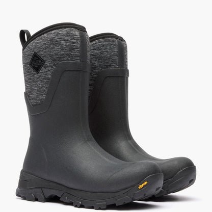 Women's Arctic Ice Mid Boot + Vibram Arctic Grip A.T. - Black | Muck Boot Company