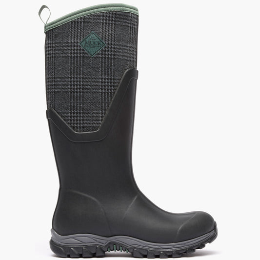 Women's Arctic Sport II Tall Boot - Black/Plaid | Muck Boot Company