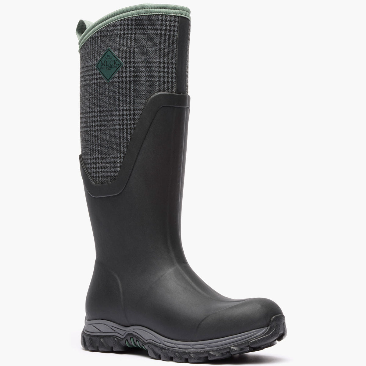 Women's Arctic Sport II Tall Boot - Black/Plaid | Muck Boot Company