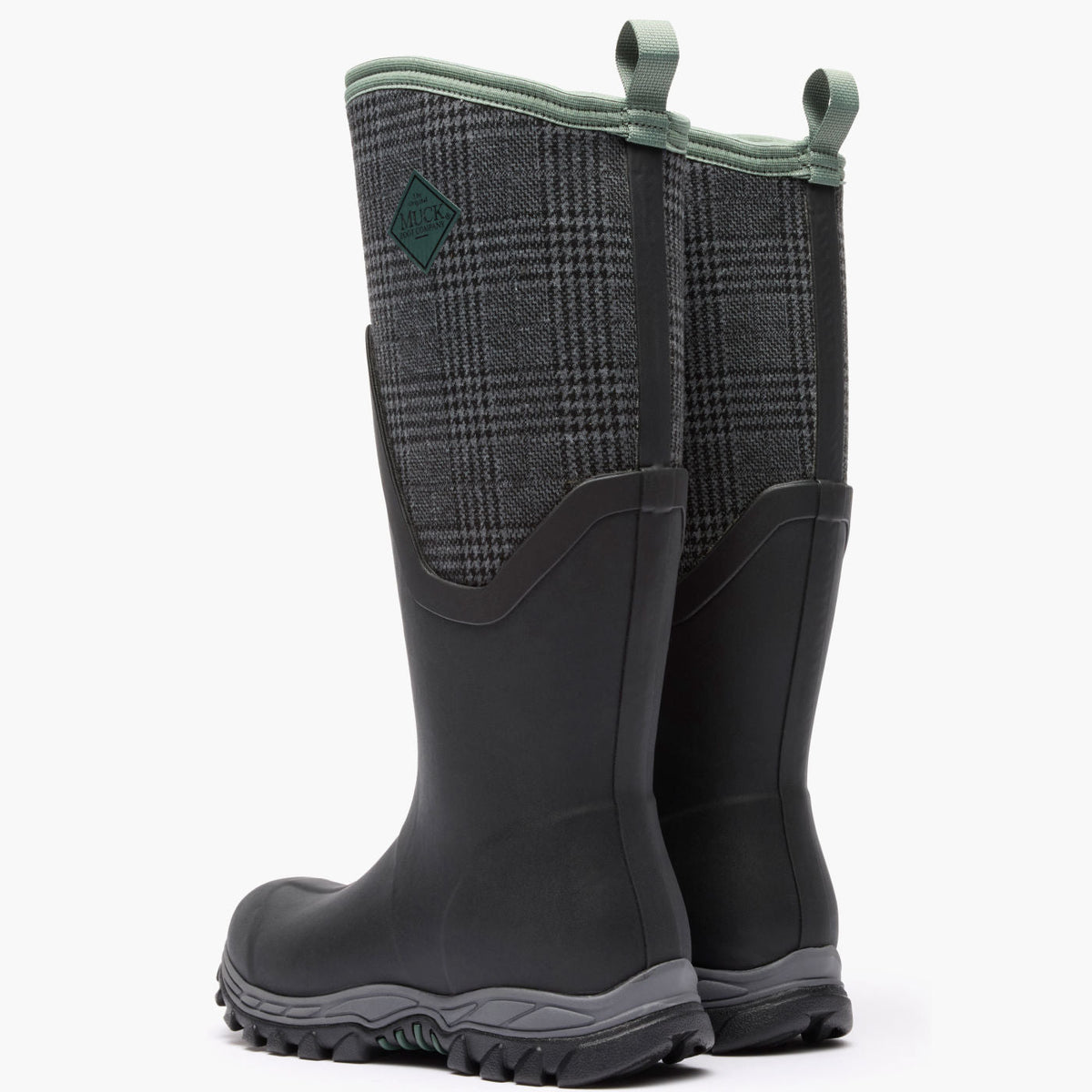 Women's Arctic Sport II Tall Boot - Black/Plaid | Muck Boot Company
