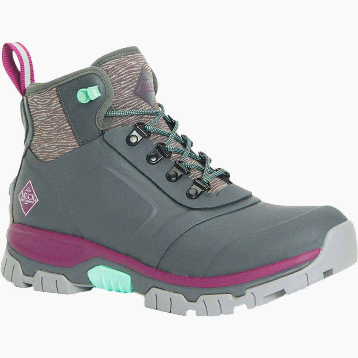 Women's Apex Lace Up - Grey | Muck Boot Company