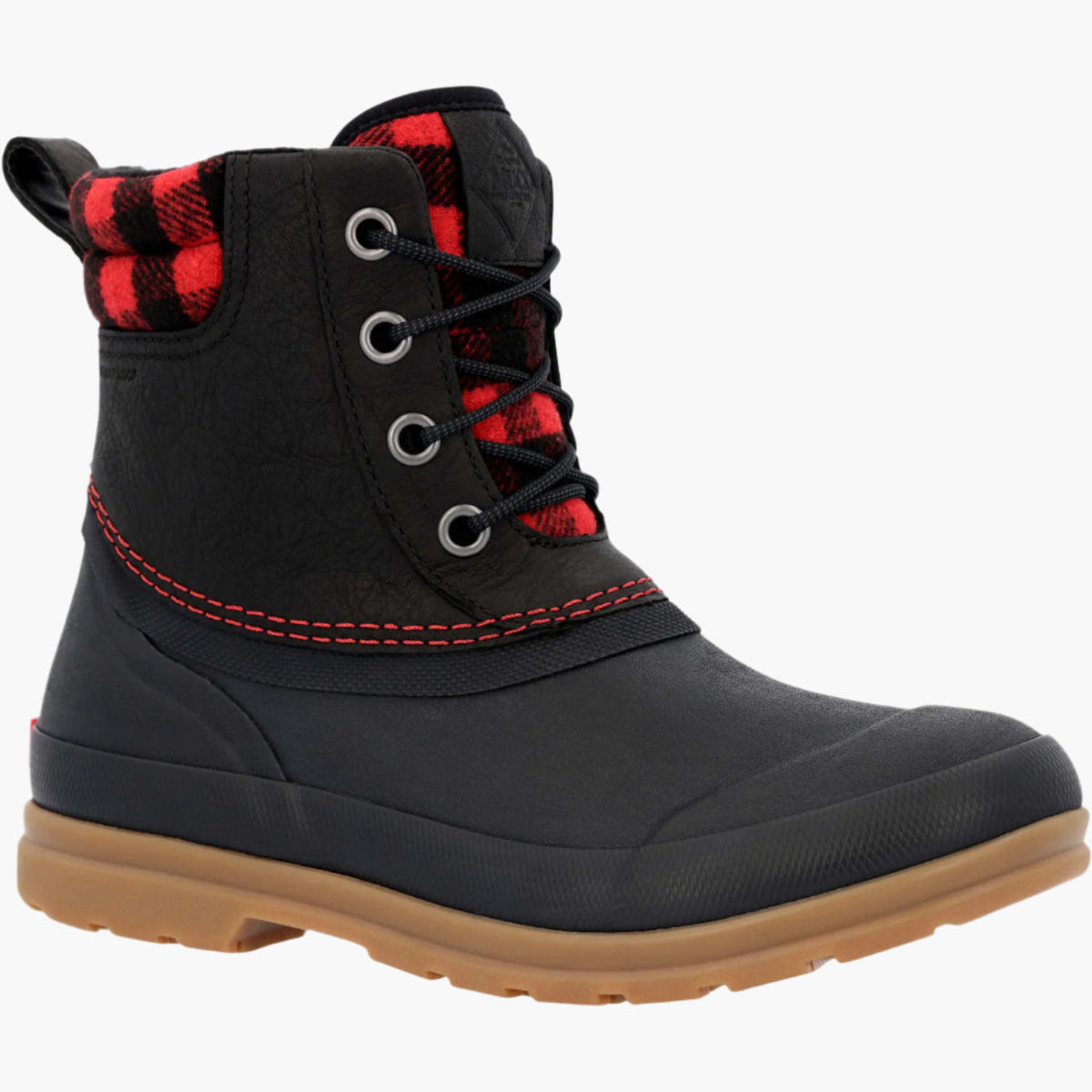 Women's Originals Leather Duck Boot - Black Buffalo Plaid | Muck Boot Company