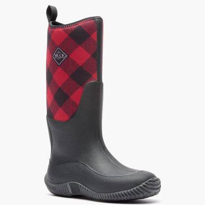 Women's Hale Tall Boot - Red Black Checkers | Muck Boot Company