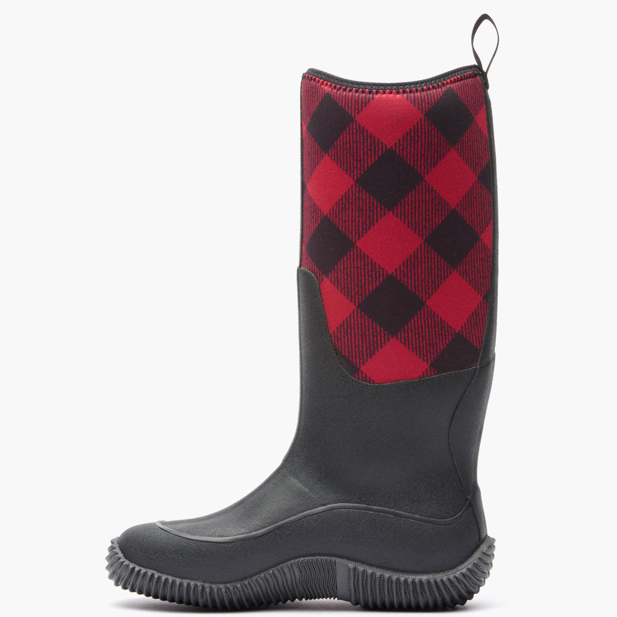 Women's Hale Tall Boot - Red Black Checkers | Muck Boot Company