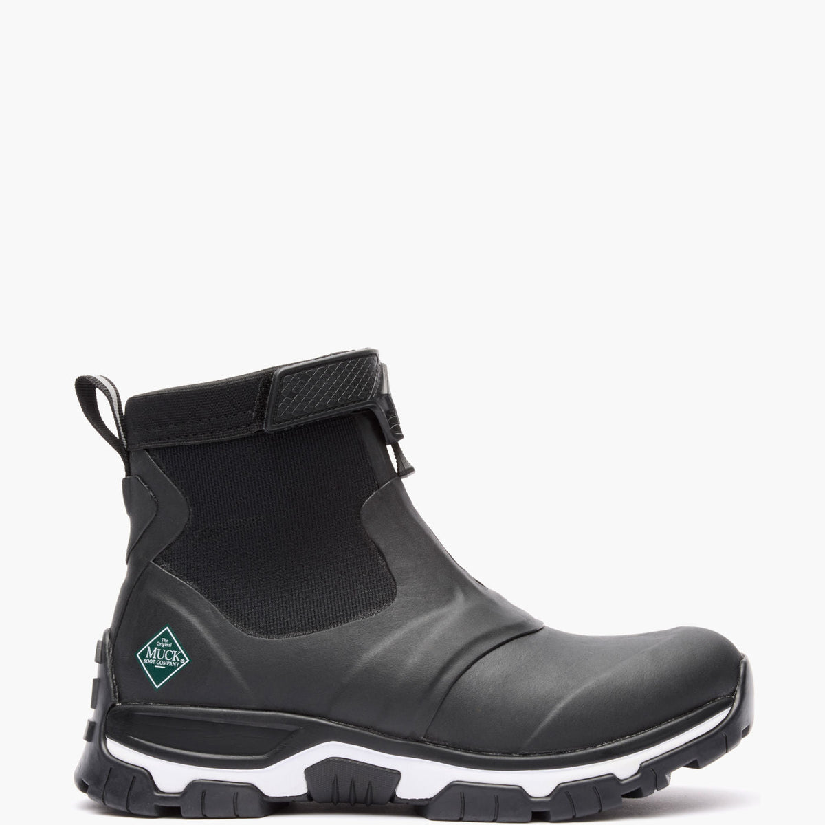 Women's Apex Mid Zip Ankle Boot - Black | Muck Boot Company