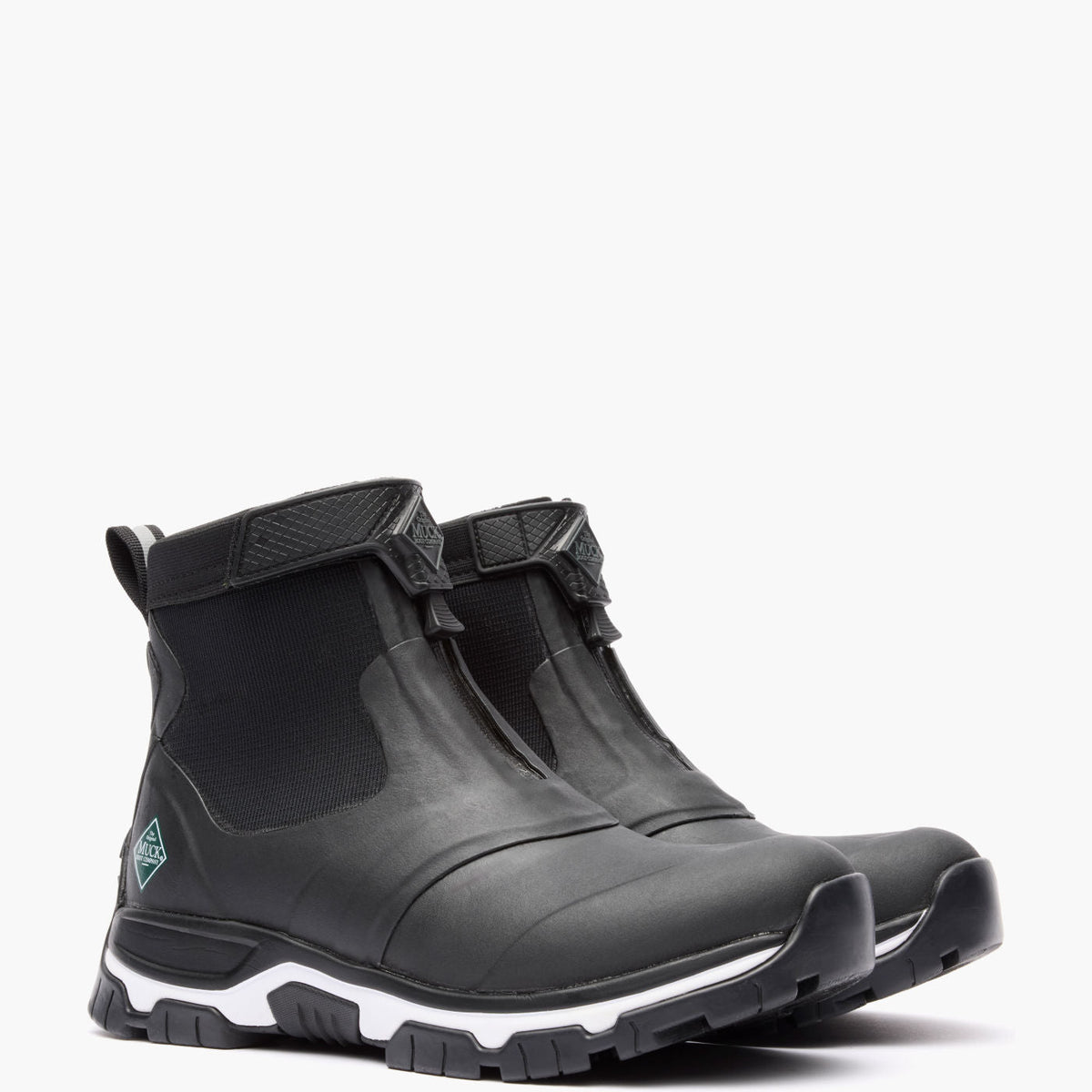 Women's Apex Mid Zip Ankle Boot - Black | Muck Boot Company