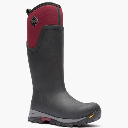 Women's Arctic Ice Tall Boot + Vibram Arctic Grip A.T. - Black/Wine | Muck Boot Company
