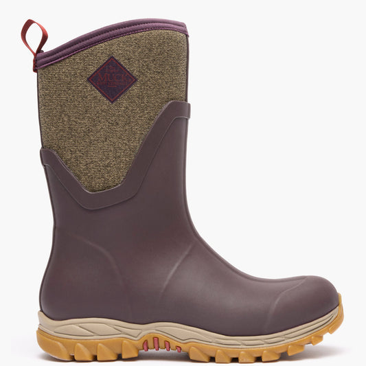 Women's Arctic Sport II Mid Boot - Wine/Herringbone | Muck Boot Company