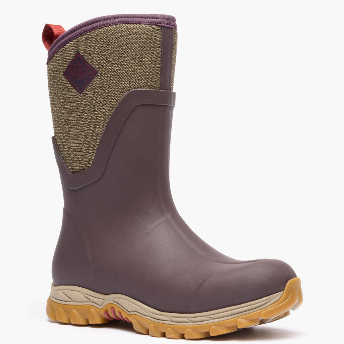 Women's Arctic Sport II Mid Boot - Wine/Herringbone | Muck Boot Company
