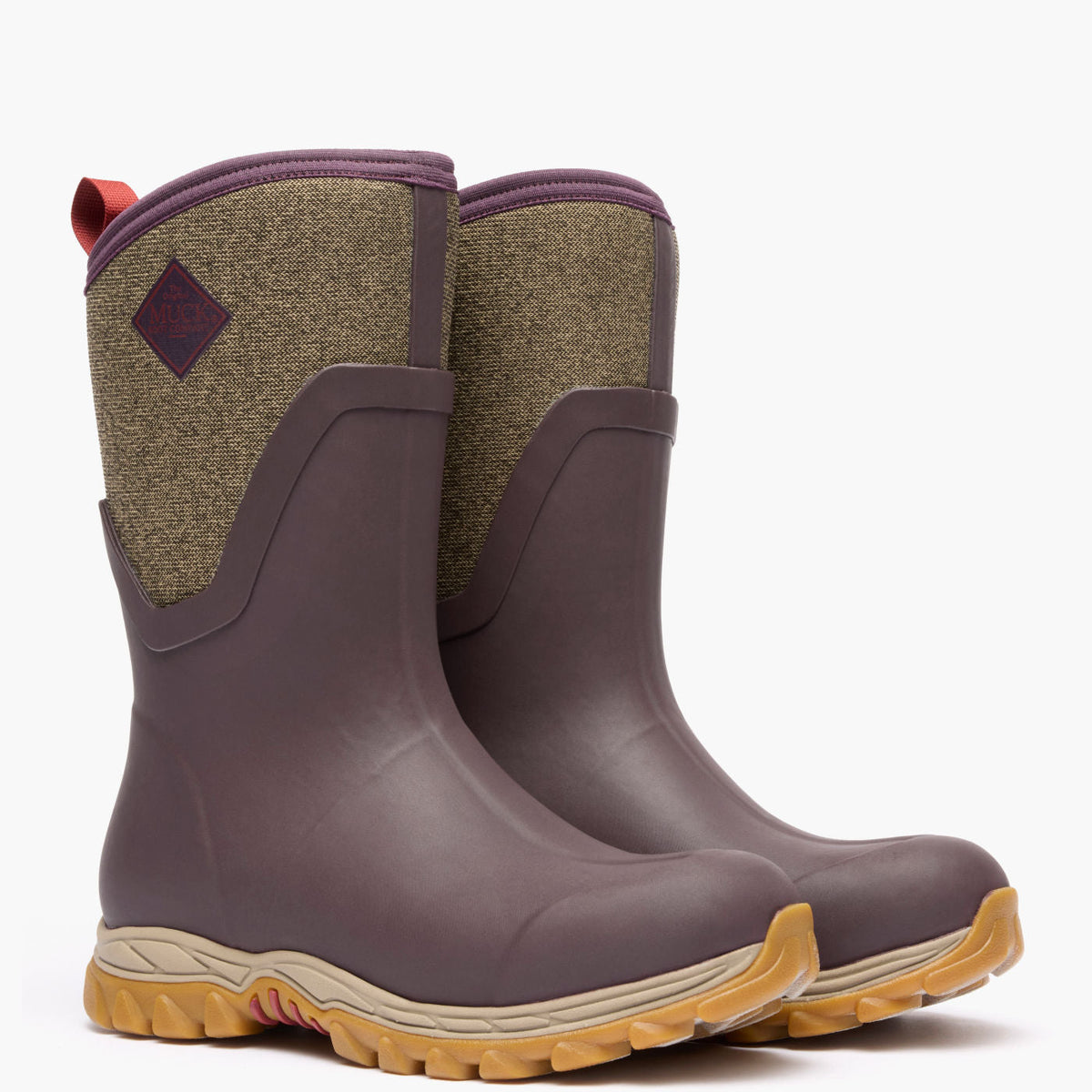 Women's Arctic Sport II Mid Boot - Wine/Herringbone | Muck Boot Company