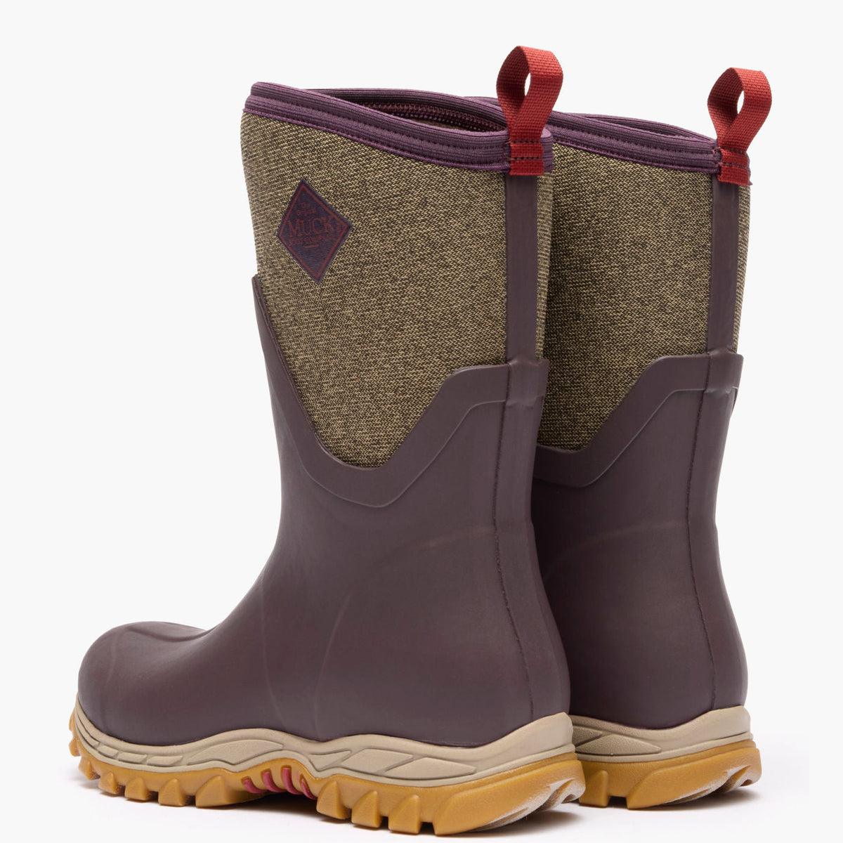 Women's Arctic Sport II Mid Boot - Wine/Herringbone | Muck Boot Company