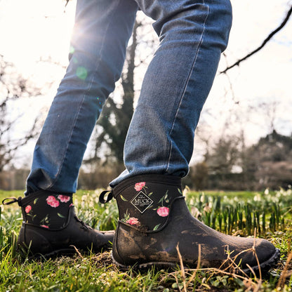 Women's Muckster II Ankle Boot - Black/Rose | Muck Boot Company