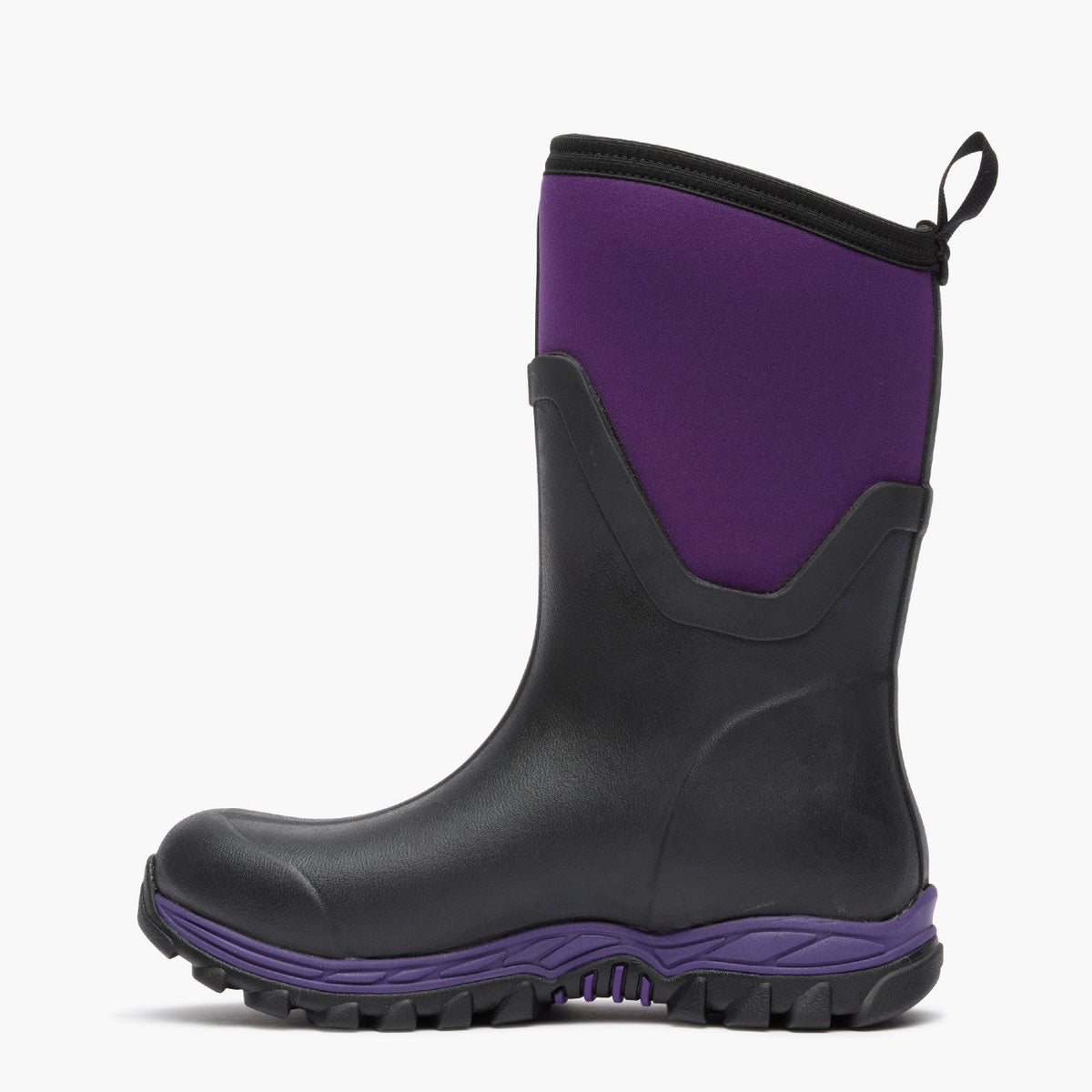 Women's Arctic Sport II Mid Boot - Black/Purple Acai | Muck Boot Company