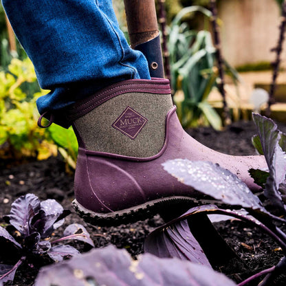 Women's Muckster II Ankle Boot - Wine/Herringbone | Muck Boot Company