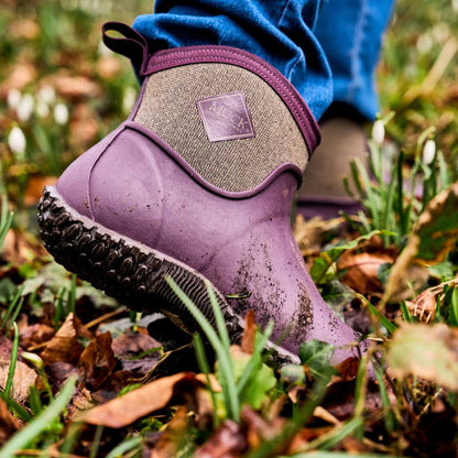 Women's Muckster II Ankle Boot - Wine/Herringbone | Muck Boot Company