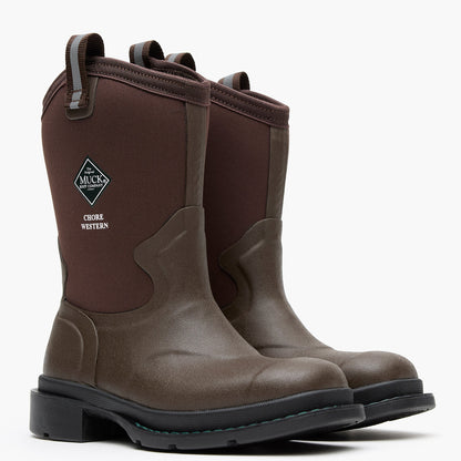 Big Kids' Chore Western Boot - Brown | Muck Boot Company