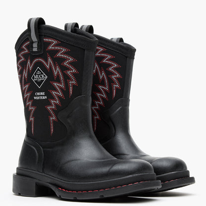 Big Kids' Chore Western Boot - Black | Muck Boot Company