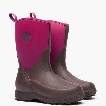 Kids' Element Boot - Maroon/Pink Fade | Muck Boot Company