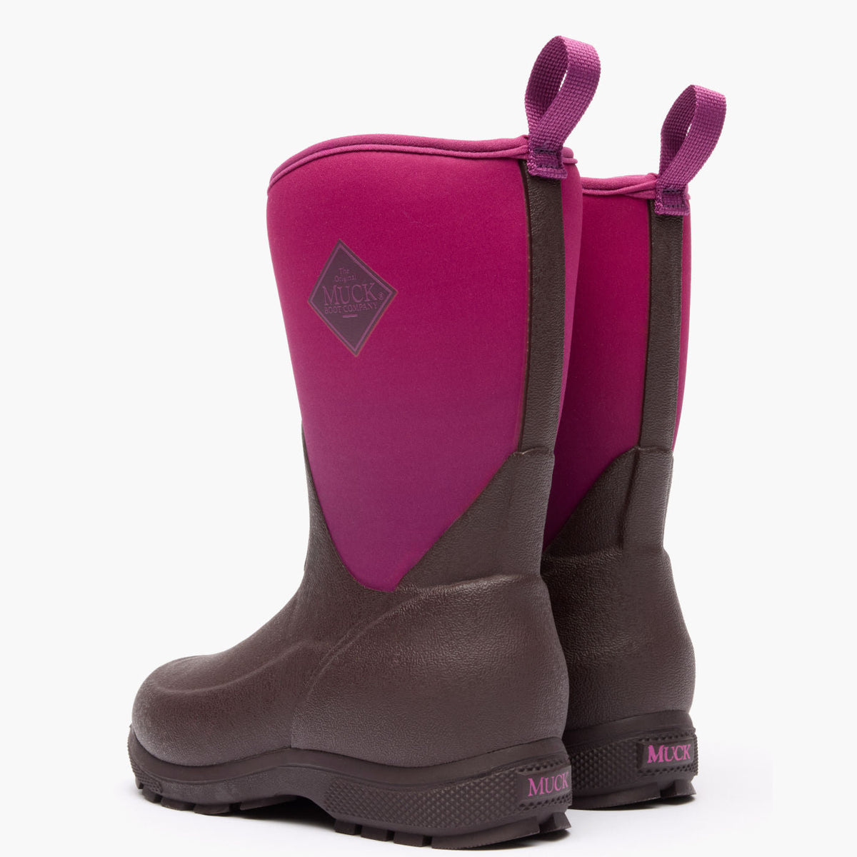 Kids' Element Boot - Maroon/Pink Fade | Muck Boot Company