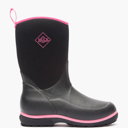 Kids' Element Boot - Black/Pink | Muck Boot Company