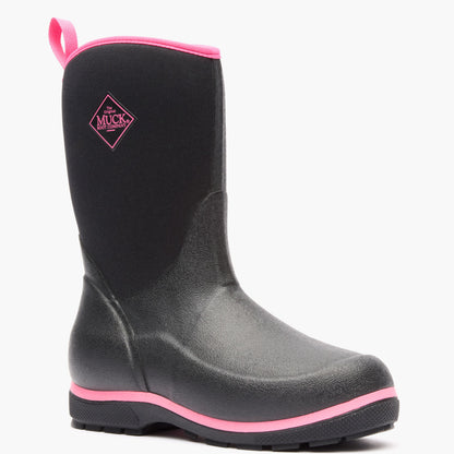 Kids' Element Boot - Black/Pink | Muck Boot Company