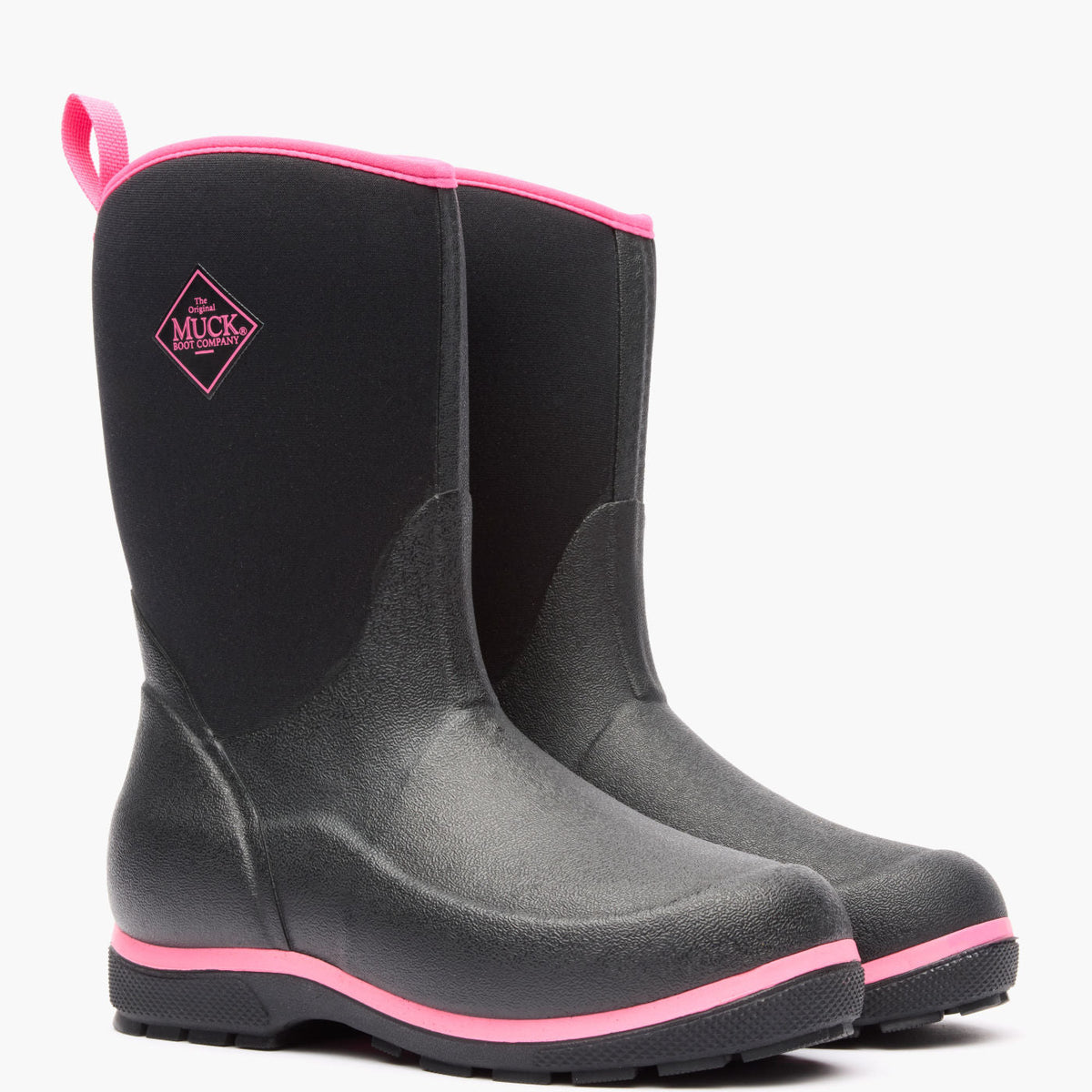Kids' Element Boot - Black/Pink | Muck Boot Company