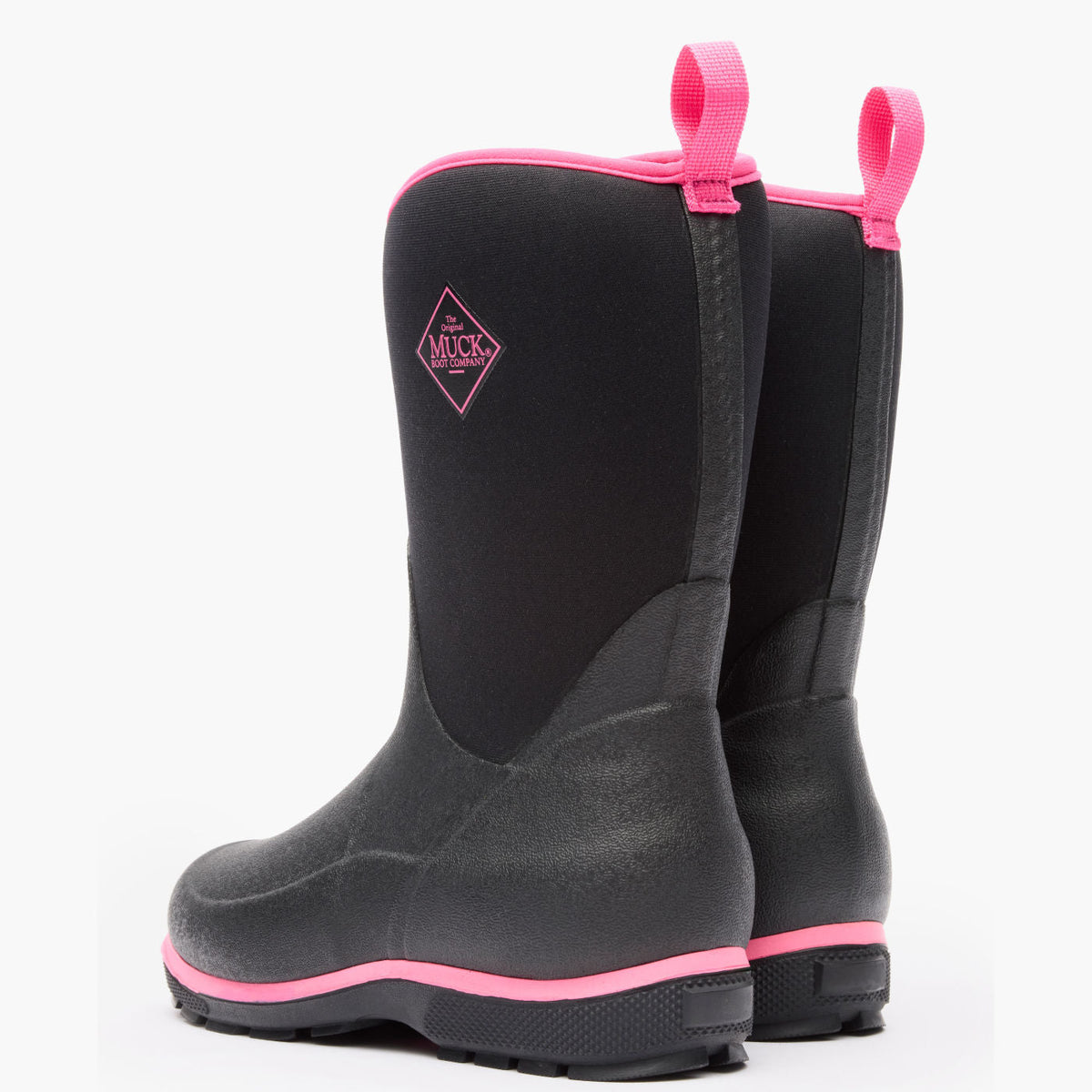 Kids' Element Boot - Black/Pink | Muck Boot Company