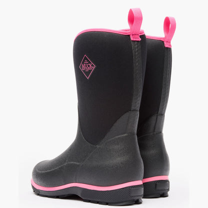 Kids' Element Boot - Black/Pink | Muck Boot Company