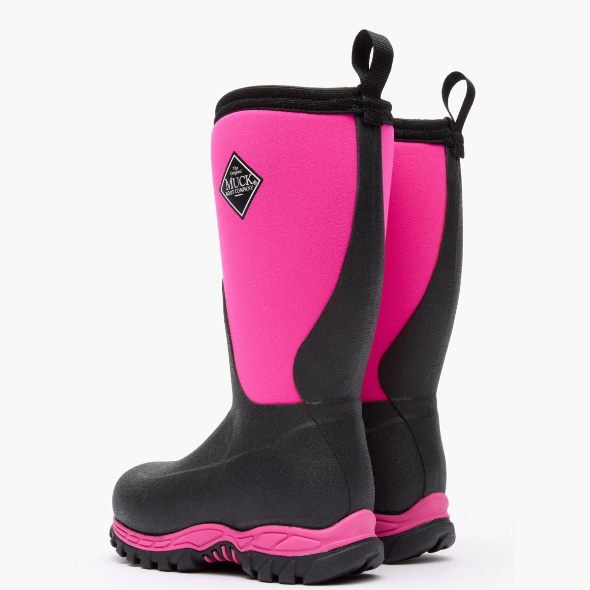 Kids' Rugged II Boot - Black/Pink | Muck Boot Company