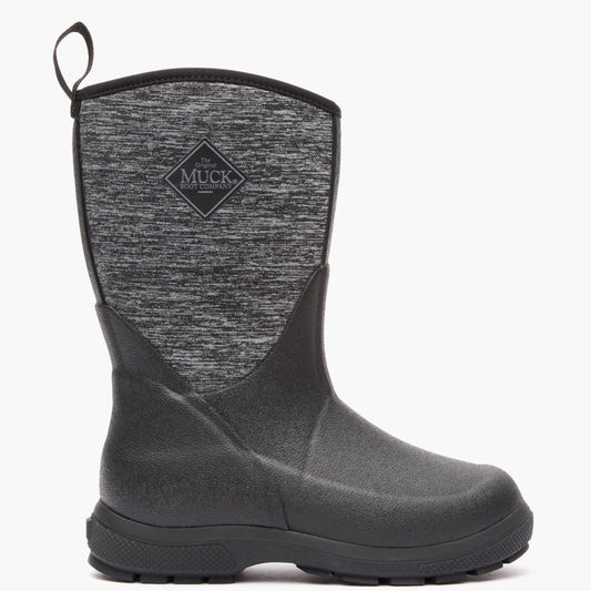 Kids' Element Boot - Black/Heather Jersey | Muck Boot Company