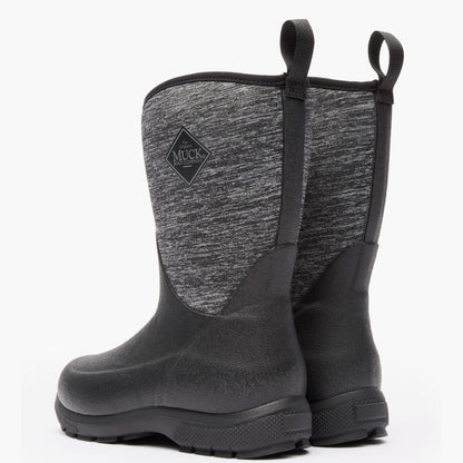 Kids' Element Boot - Black/Heather Jersey | Muck Boot Company